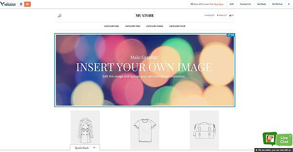 Volusion LiveAgent livechat-integration