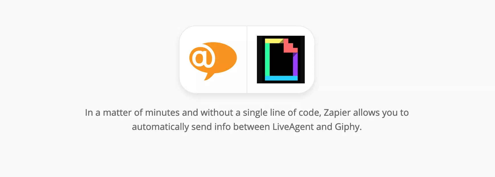 LiveAgent och Giphy-integration på Zapier