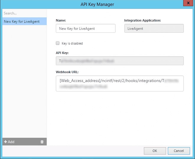 API key manager