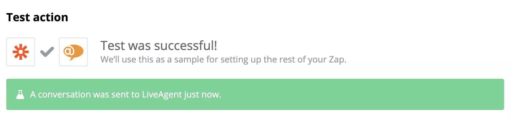 LiveAgent och Asana-integrationstest lyckat