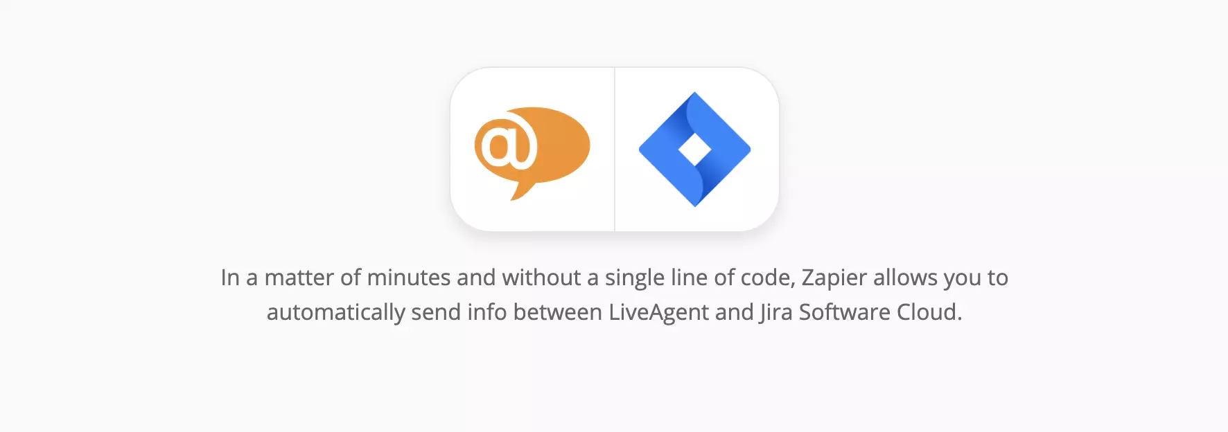 LiveAgent och Jira integrationssida på Zapier