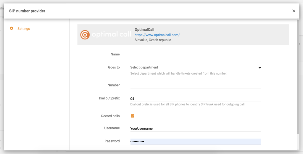 Optimal Call-konfiguration