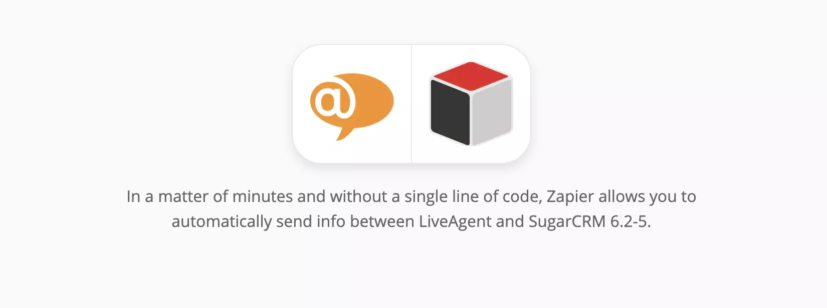 LiveAgent och SugarCRM integration på Zapier