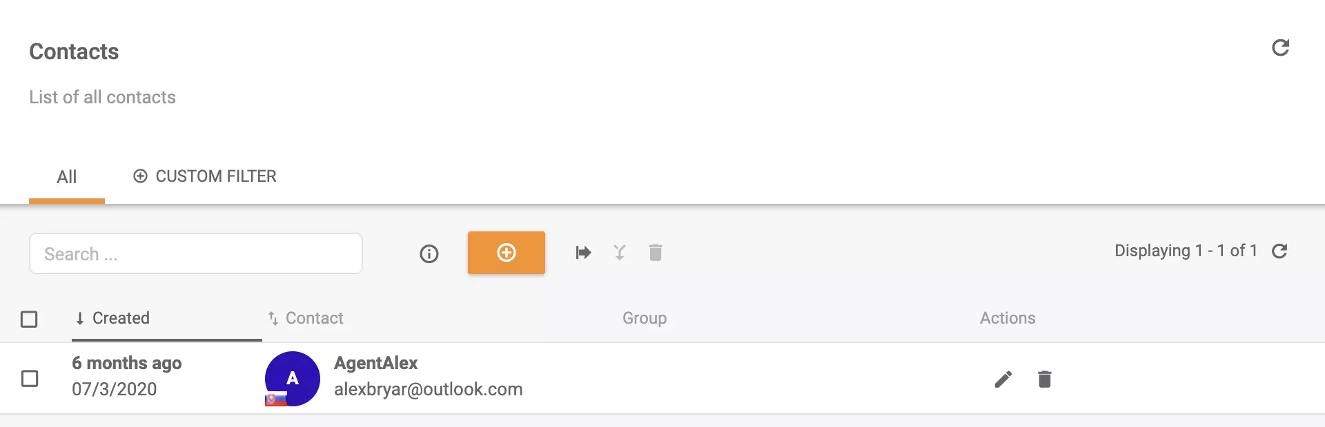Kund har lagts till i LiveAgent tack vare lyckad integration med Braintree