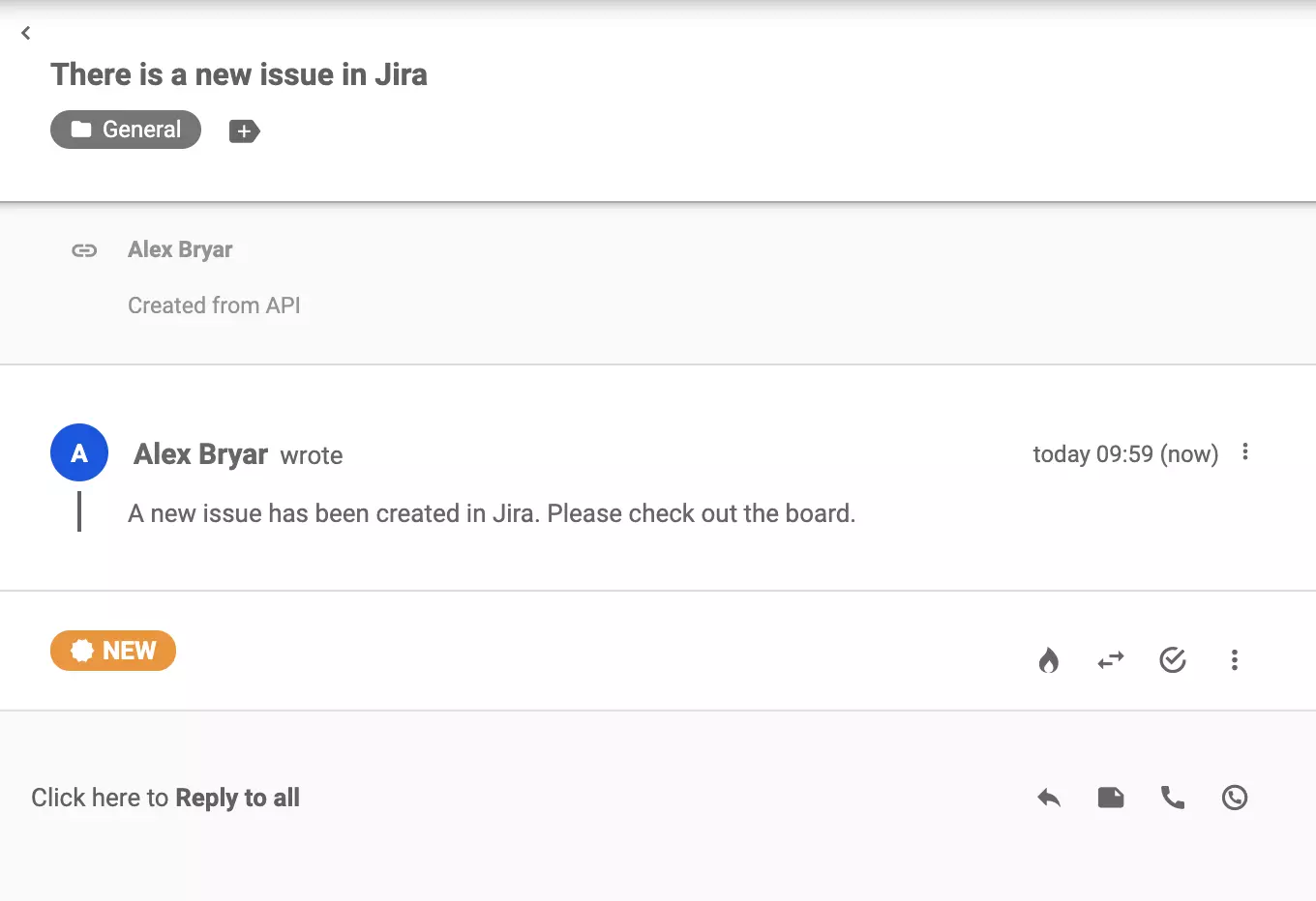 Ett exempel på en lyckad integration i LiveAgent ärendevy