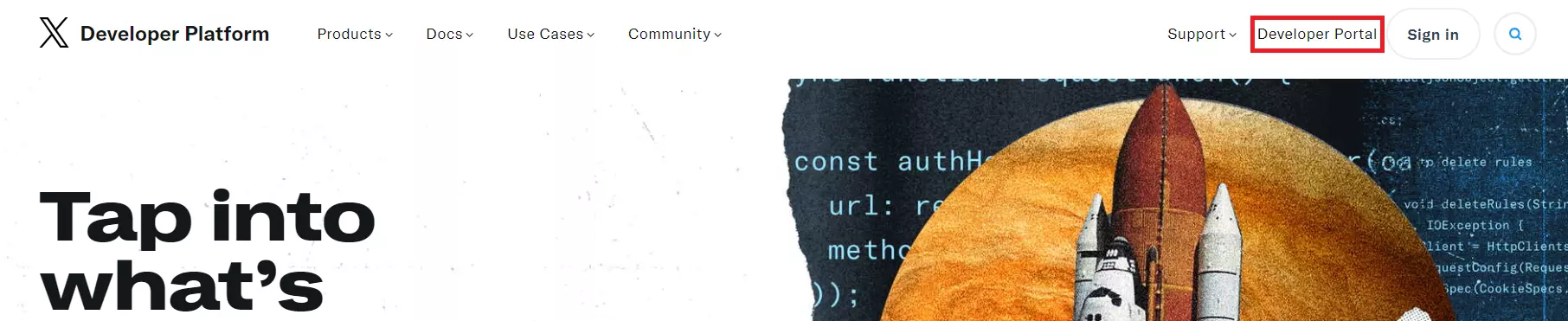 Twitters utvecklarplattform