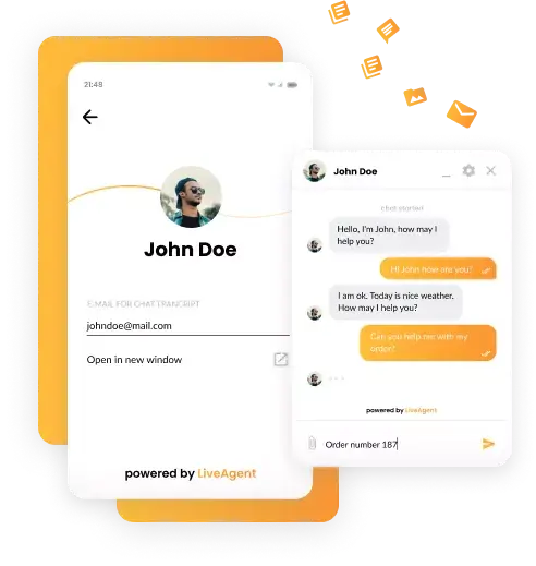 Mobil helpdesk-applikation