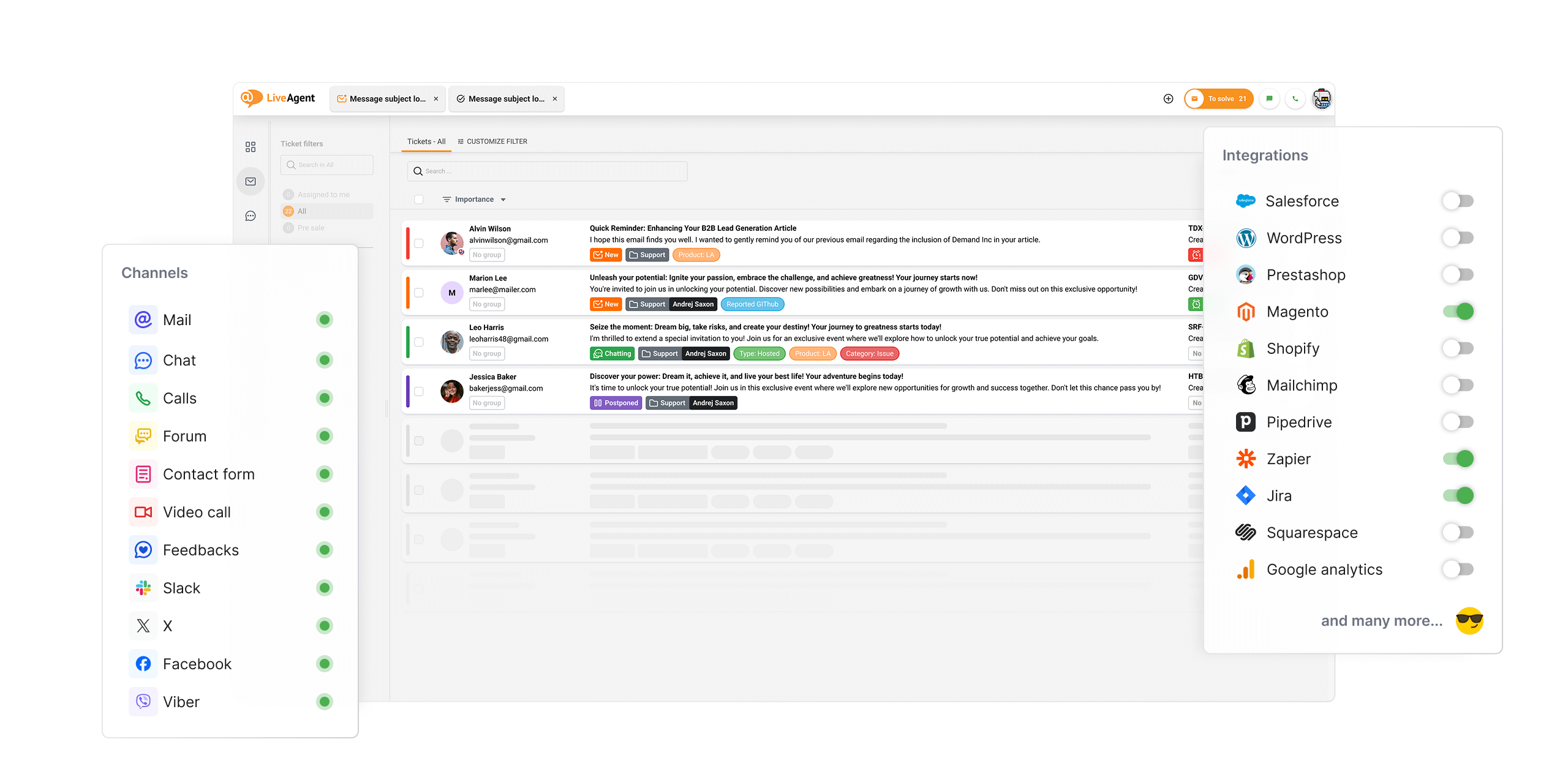 Anslut med dina kunder på alla kanaler