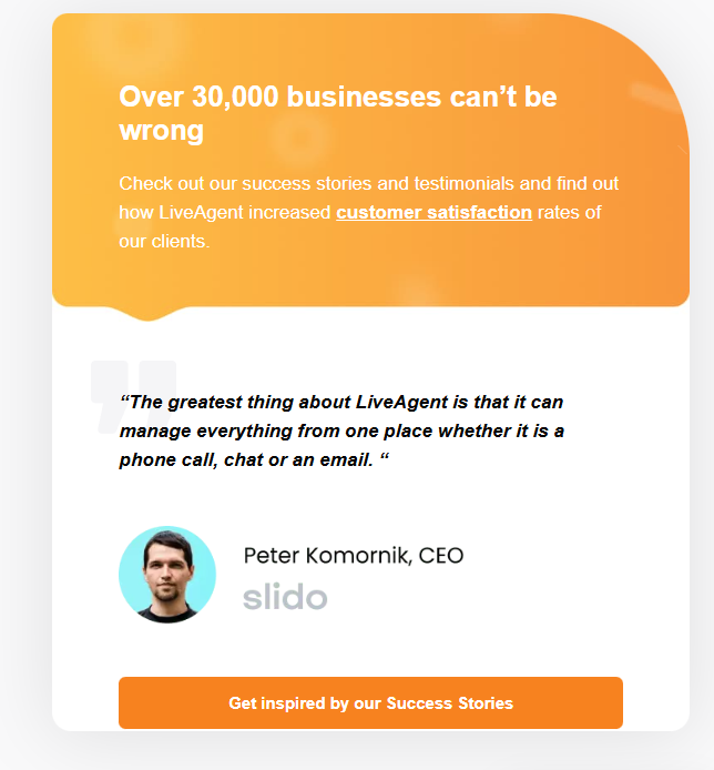 Varför företag litar på LiveAgent