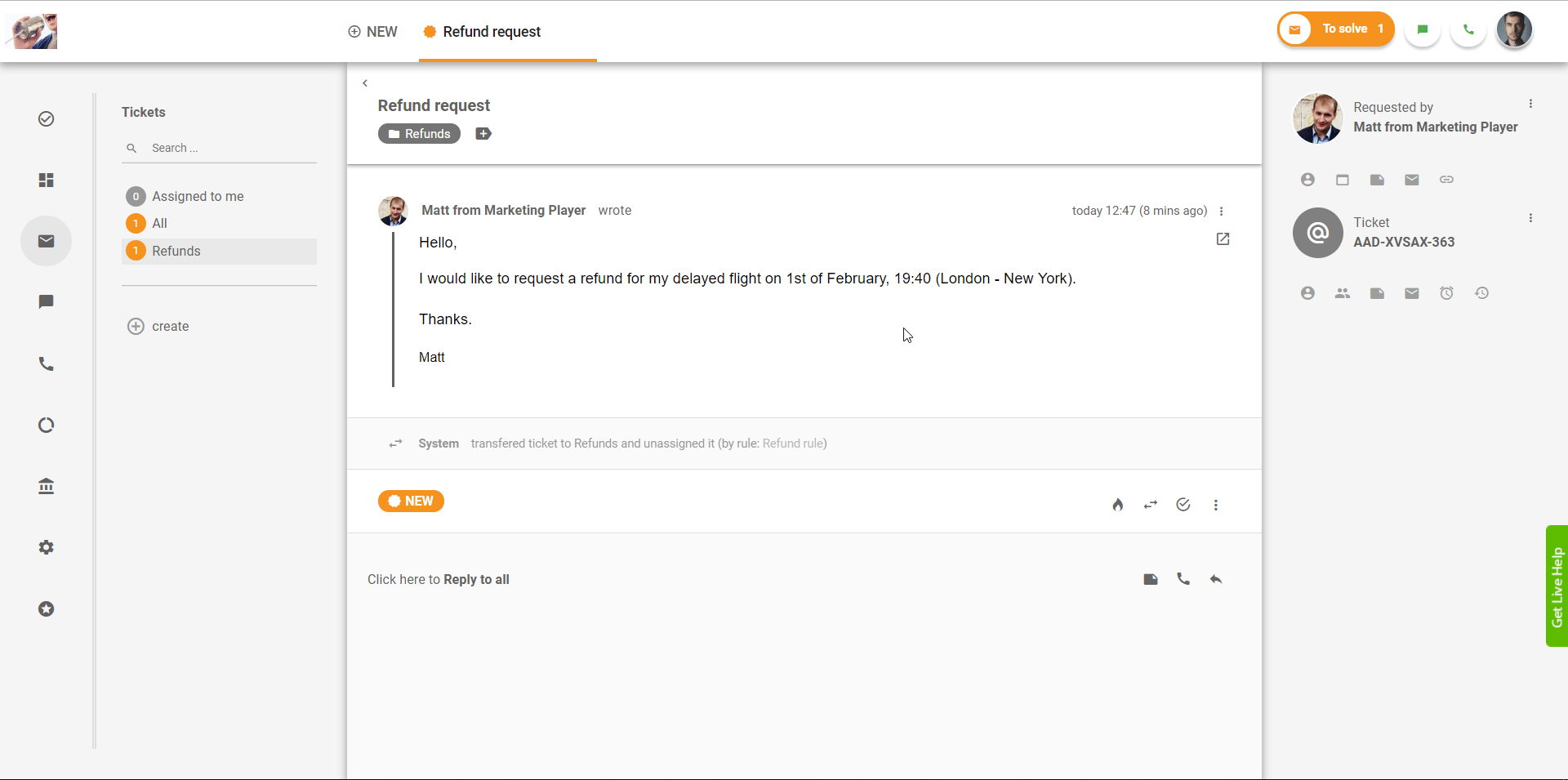 Canned responses as customizable email templates